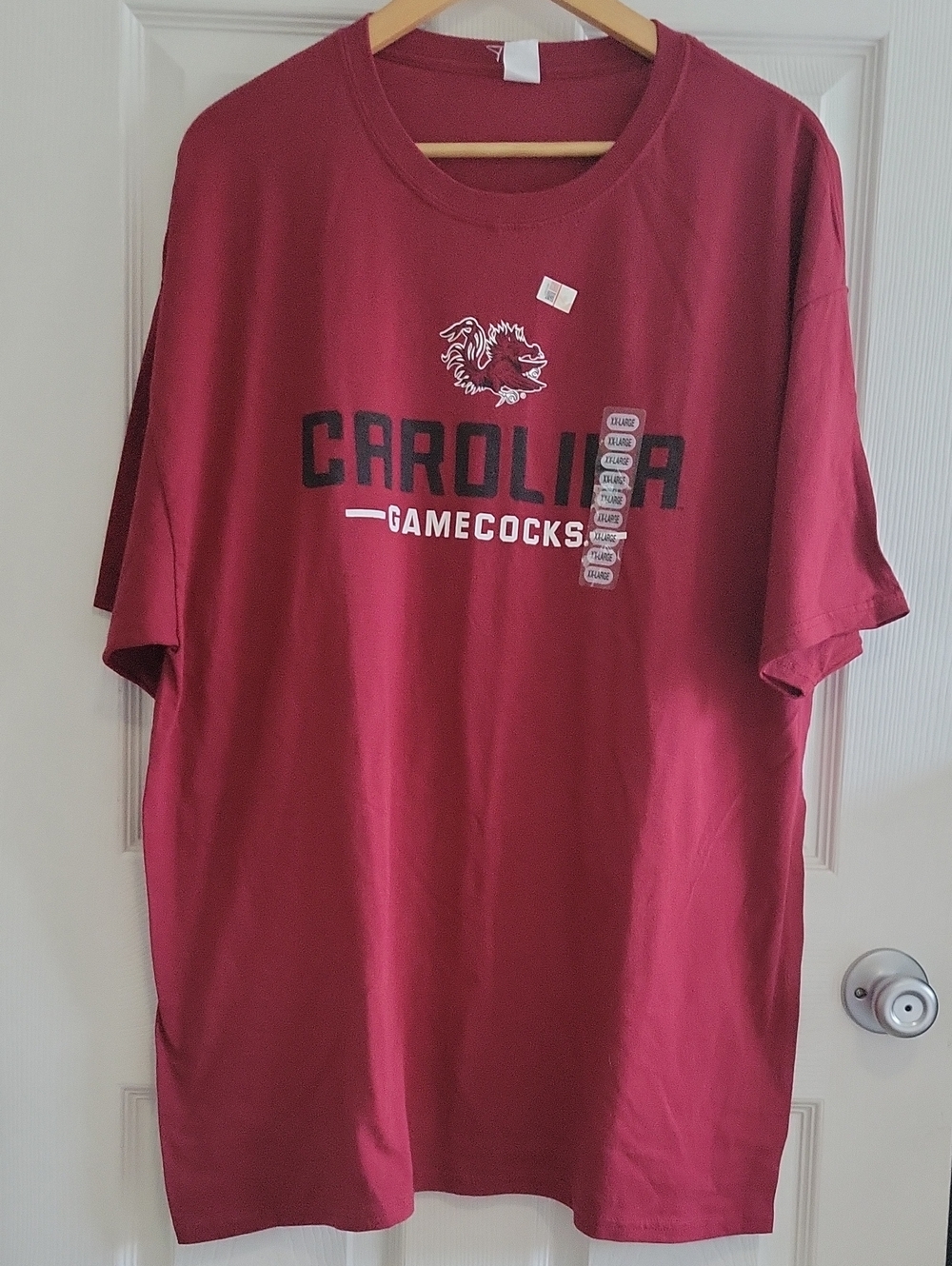 Carolina Gamecocks Maroon Short-Sleeve TShirt XXL NWT 100% Cotton